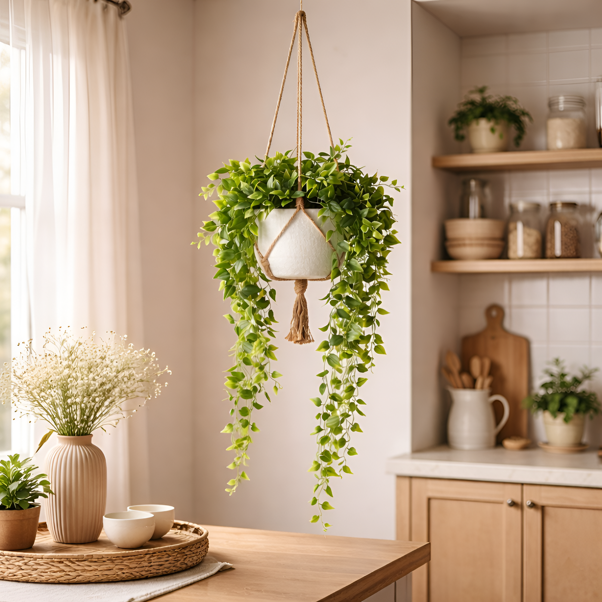 Ophelia - Planta Artificial Colgante