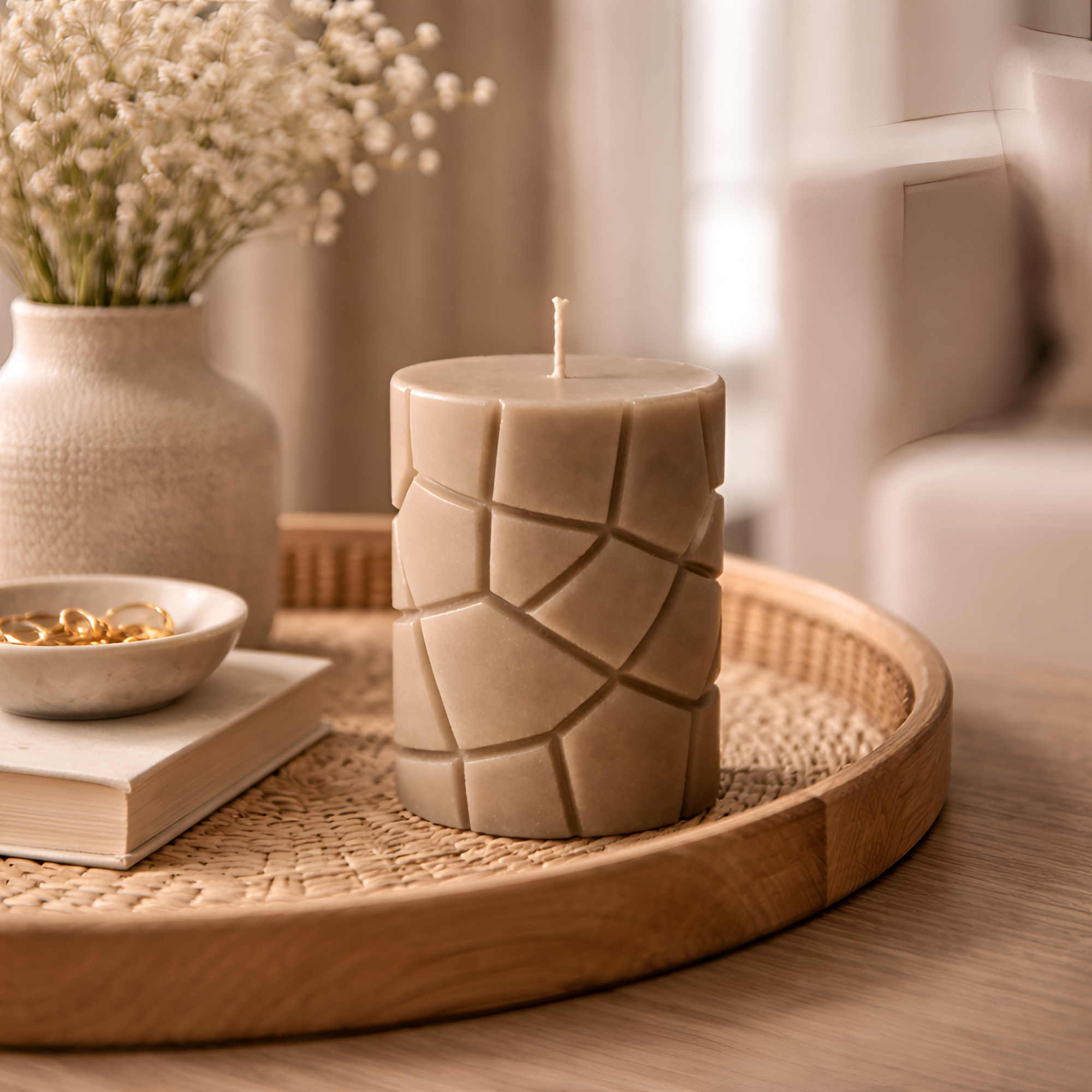 Alonso - Vela Decorativa (sin aroma)