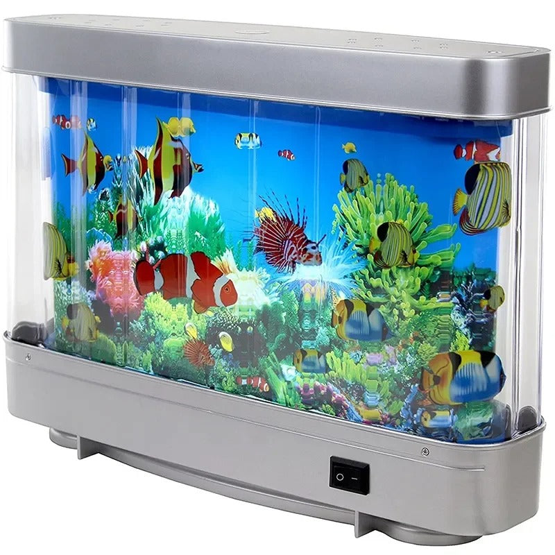 Lámpara LED AquaHaven para acuarios | Luz de acuario relajante con exhibición de peces tropicales